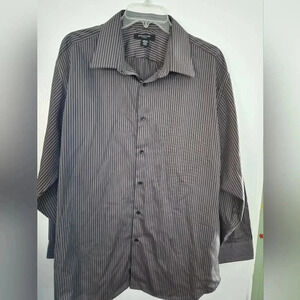 Structure brand mens fitted‎ style casual button down size XL